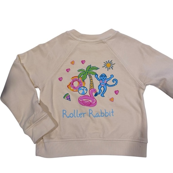 Roller Rabbit yellow kids sweatshirt. Great condition. - Picture 2 of 4